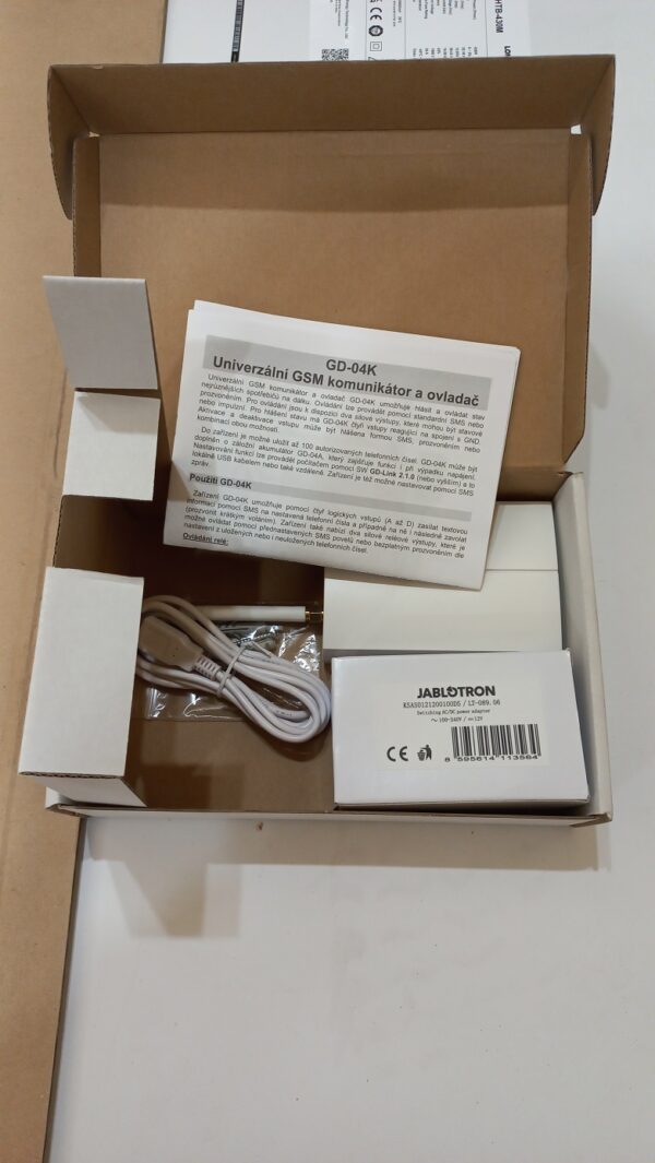 Regulace GSM modul Jablotron GD-04K